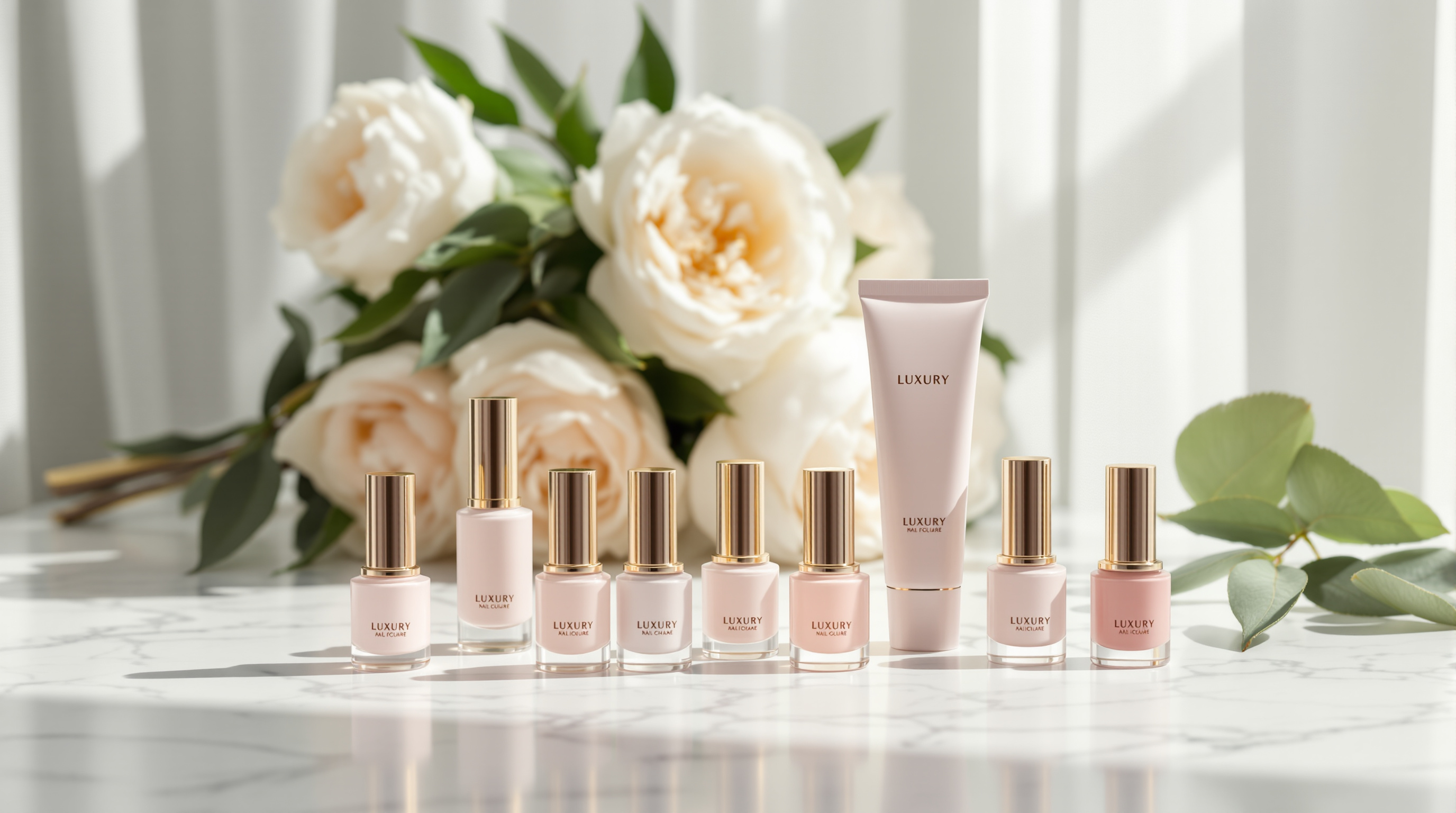 Premium nail polish and skincare products at Snow Fairy Nail & Spa